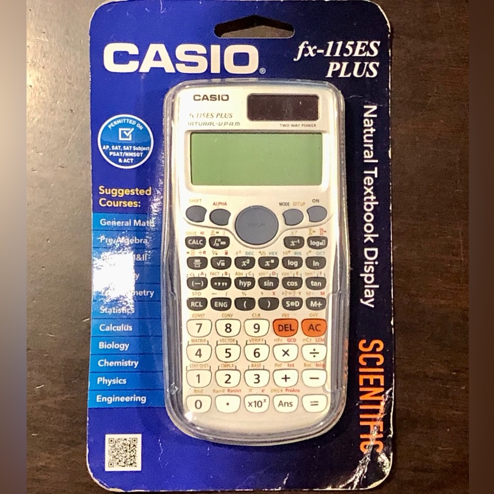 Casio fx-115ES Plus Natural Textbook Display Scientific Calculator